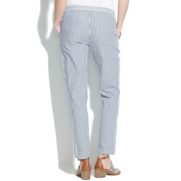 Madewell Stripework Drawstring Pants - Picture 3 of 8